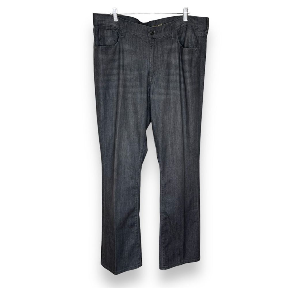 Old Navy Sweetheart Gray Five Pocket Jeans Straight Leg Women 16 Cotton Spandex